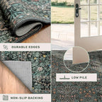 Vintage Washable 2x10 Runner Rug Non Slip - Image 4