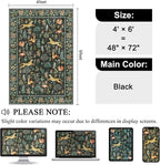 DUKINO 4x6 Rug, Washable Animal Area Rug - Image 2