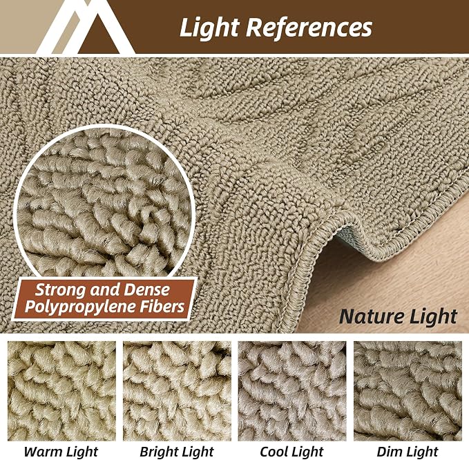 COSY HOMEER 60x24Inch/35X24Inch Kitchen Rugs Sets Non-Slip Washable Kitchen Mats - Image 8