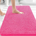 OLANLY Bathroom Rugs 35x24, Extra Soft Absorbent Chenille Bath Rugs, Rubber by OLANLY
