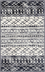 KUTA 4x6 Rug Boho Rugs for Living Room, Moroccan Washable Kitchen Rug Non Slip - Image 9