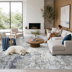 Large Area Rug Living Room 12x15 – Modern Neutral Abstract Washable Oversized - Image 2