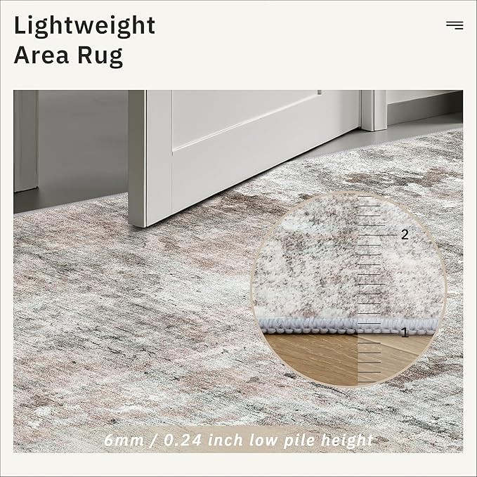 Soalmost Runner Rug 2x6 Washable Non-Slip Kitchen Runner Rugs - Image 7