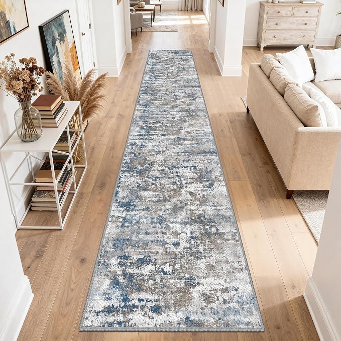 Washable Carpet Runners for Hallway 16ft-Non Slip Floor Runners for Dogs by TTelephant