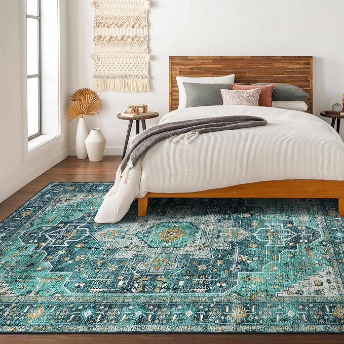 Moynesa Ultra-Thin Vintage Area Rug - Image 6