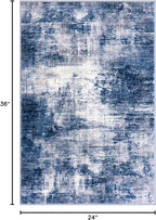 IOHOUZE Small Abstract Area Rug 2x3 Ft Entryway Rugs Washable Door Mat Indoor - Image 2