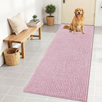 OLANLY Dog Door Mat for Muddy Paws 70x24, Ultra Absorbent Chenille Mud Doormat by OLANLY