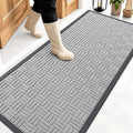 OLANLY Front Door Mat Outside Entrance 59x23, Heavy Duty Sturdy Natural Rubber by OLANLY