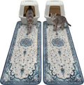 Hompet Cat Litter Mat 2 Pack, 18x54 Large Machine Washable Trapping Mats by Hompet