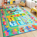 Kids Rug for Playroom, 3x5 ABC Educational Carpet for Classroom, Fun Alphabet - Image 5