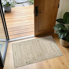 BILEEHOME Boho Kitchen Rug Washable, 2x3 Non Slip Farmhouse Neutral Small Area by BILEEHOME