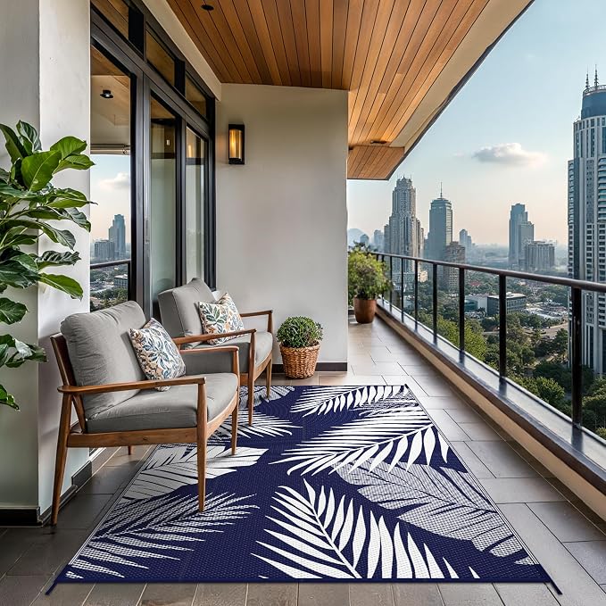 GENIMO Outdoor Rug 4' x 6' Waterproof - Image 4