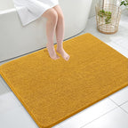 OLANLY Large Bathroom Rugs 40x32, Soft Absorbent Chenille Bath Rugs, Rubber by OLANLY