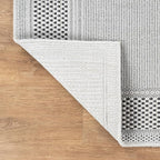 CAMILSON Easy Jute Rug 2x7, Indoor and Outdoor Off-White Runner Rug - Image 3