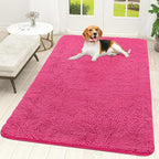 OLANLY Dog Door Mat for Muddy Paws 59x35, Absorbs Moisture and Dirt, Absorbent by OLANLY
