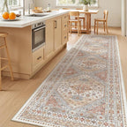 zesthome 3x12 Runner Rug for Hallway, Non-Slip Long Bathroom Rugs Runner for by Zesthome