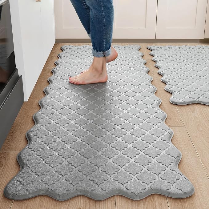 Arenarug Upgrade Scalloped Embossed Kitchen Mats by ArenaRug