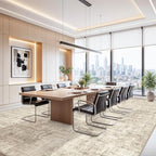 12x15 Area Rug for Living Room – Extra Large Modern Neutral Abstract Washable - Image 4