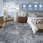 9x12 Area Rugs for Living Room Rug Washable: Abstract Large Rug for Dining Room - Image 9