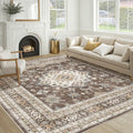 Vintage Living Room Square Area Rug 9x9 by COTILED