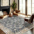 CHAMPLANT Washable Area Rug 10'x14' Boho Design Non-Shedding Easy Care Ideal by CHAMPLANT