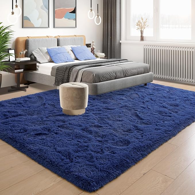 Tepook Super Soft Fluffy Rug for Bedroom, Modern Shaggy Fuzzy Kids Rugs for - Image 2
