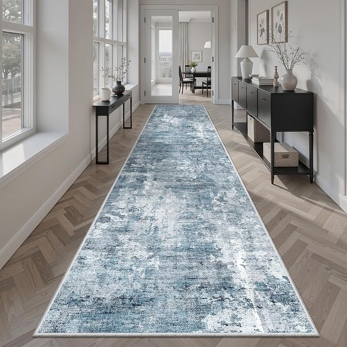 Soalmost Runner Rug 2'6" x 12' Washable Non-Slip 2.5x12 ft Long Runner Rugs - Image 2