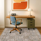 Vintage 4x6 Entryway Rug, Washable Area Rugs - Image 8