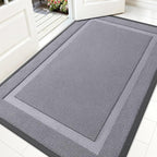 OLANLY Front Door Mat Indoor Outdoor Entrance, Waterproof All-Season, by OLANLY