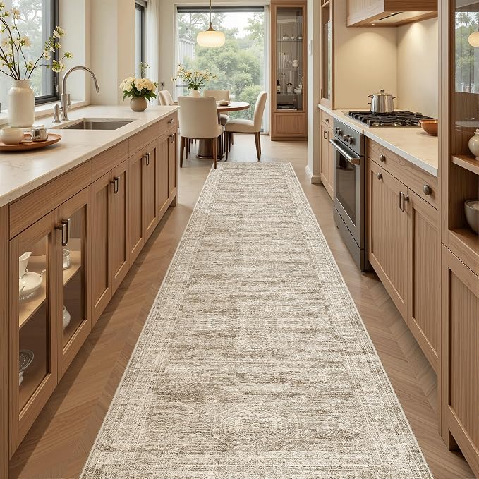 Soalmost Runner Rug 2x12 Washable Non-Slip Hallway Runner Rugs - Image 2