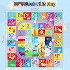 UKISS ABC Kids Rug, Toddler Educational Play Rug - Image 2