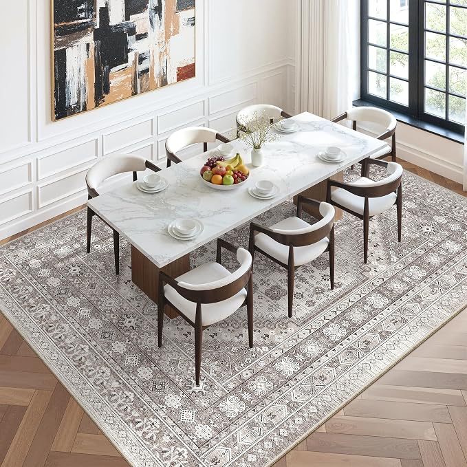zesthome 8x10 Area Rugs for Living Room, Non-Slip Backing Washable Rugs - Image 8