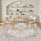 7x9 Washable Area Rug, Large Rugs - Image 6