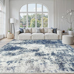 Area Rug Living Room Rugs: 8x10 Large Soft Indoor Carpet Modern Abstract Decor by GENTDRIZZ