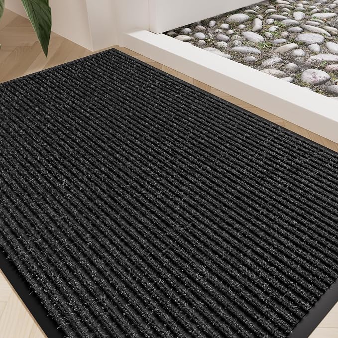 Front Door Mat 35"x23", Heavy Duty Low Profile Door Mat Indoor Entrance by EZ2LIVE