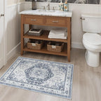 Madane Washable Area Rug 2x3, Small Entryway Rug Non-Slip Vintage Door Mat - Image 4