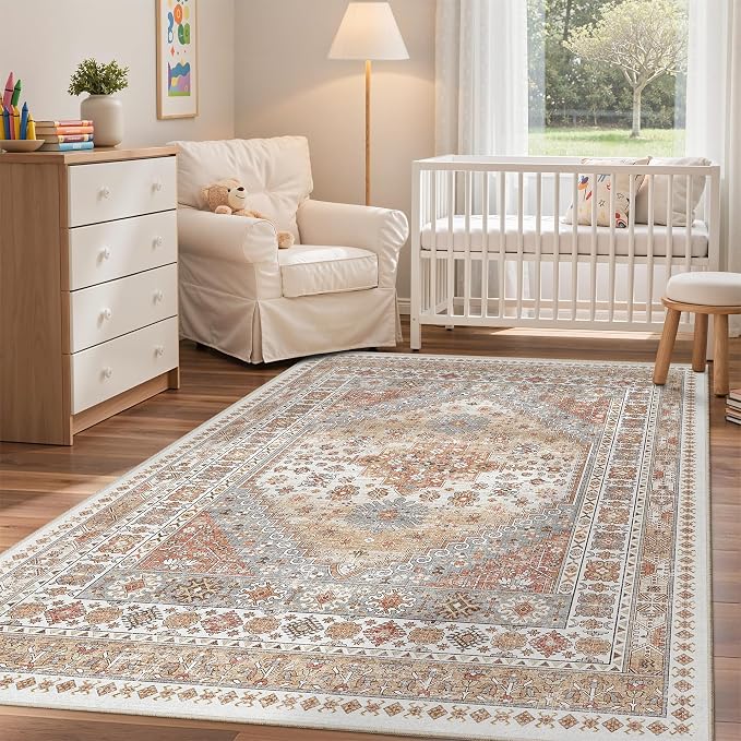 zesthome 3x5 Area Rug Ultra Soft Washable Rug, Non Slip Area Rug Indoor Entrance - Image 9