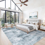 10x14 Area Rug Living Room – Washable Large Neutral Modern Abstract Soft Low - Image 3