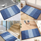 Kitinjoy Indoor Outdoor Door Mat, 34x21 Non-Slip Absorbent Dirt Trapper - Image 6