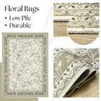 Large Neutral Beige Area Rug 10x12 - Image 5