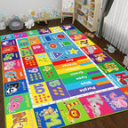 ABC Kids Rug for Playroom, Educational Play Mat for Kids, Preschool Rugs - Image 5