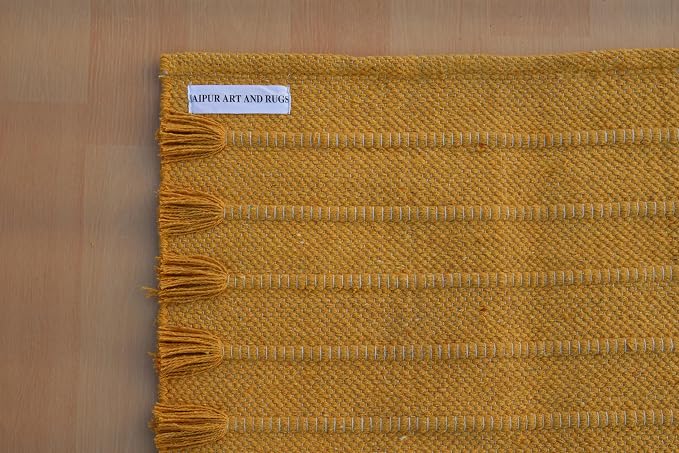 Jaipur art & Rugs Organic Cotton Yoga Mat - Image 4