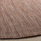 SAFAVIEH Outdoor Round Rug 5'3" - Image 4