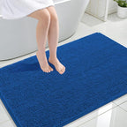 OLANLY Large Bathroom Rugs 47x32, Soft Absorbent Chenille Bath Rugs, Rubber by OLANLY
