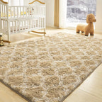Litanika 5x8 Geometric Shag Area Rug - Image 4