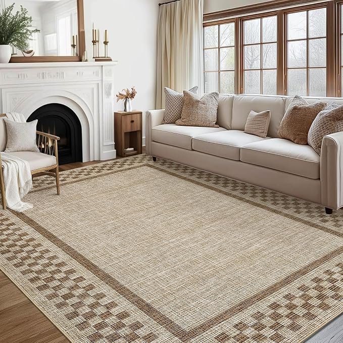 GarveeHome Modern Bordered 8x10 Area Rugs - Image 9