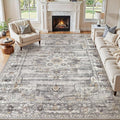 Washable 7x9 Area Rug for Living Room by JessibouAreaRug
