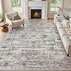 Washable 7x9 Area Rug for Living Room by JessibouAreaRug