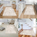 3x4 Washable Entryway Area Rug – Non-Slip Modern Abstract Small Area Rug - Image 5