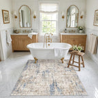 5x5 Square Entryway Rug Washable – Non-Slip Small Area Rug - Image 4